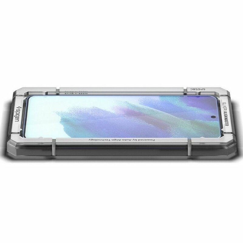 [Pachet 2x] Folie sticla Samsung Galaxy S21 FE 5G Spigen Glas.tR Align Master, clear