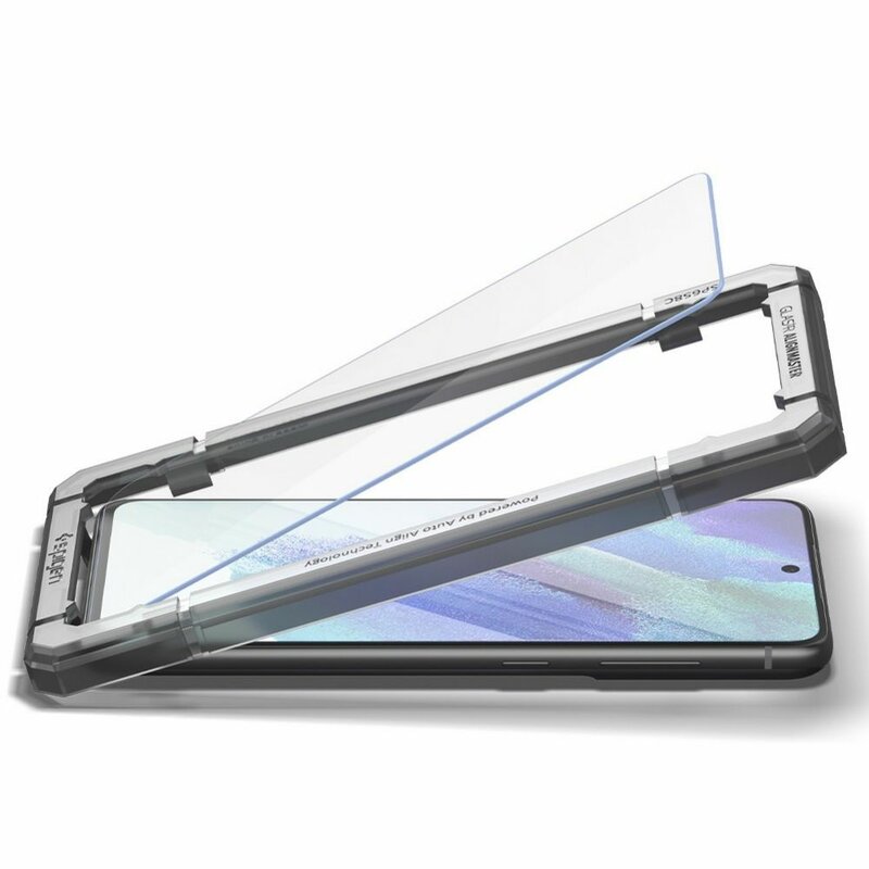 [Pachet 2x] Folie sticla Samsung Galaxy S21 FE 5G Spigen Glas.tR Align Master, clear