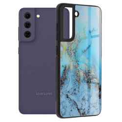 Husa Samsung Galaxy S21 FE 5G Techsuit Glaze, Blue Ocean