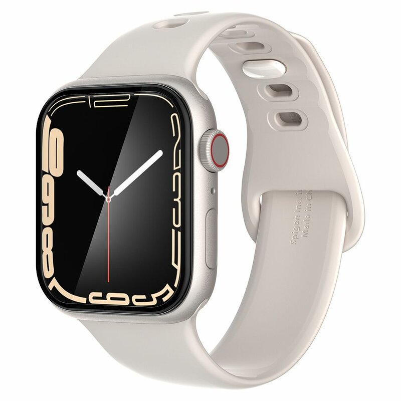 [Pachet 2x] Folie Apple Watch 7 41mm Spigen ProFlex EZ Fit, negru