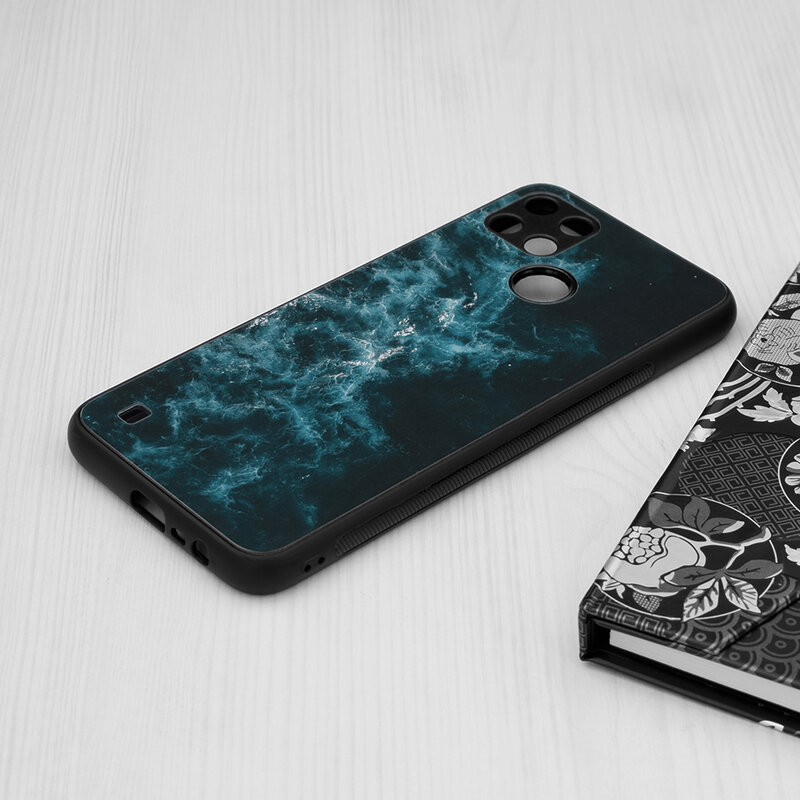 Husa Realme C21Y Techsuit Glaze, Blue Nebula