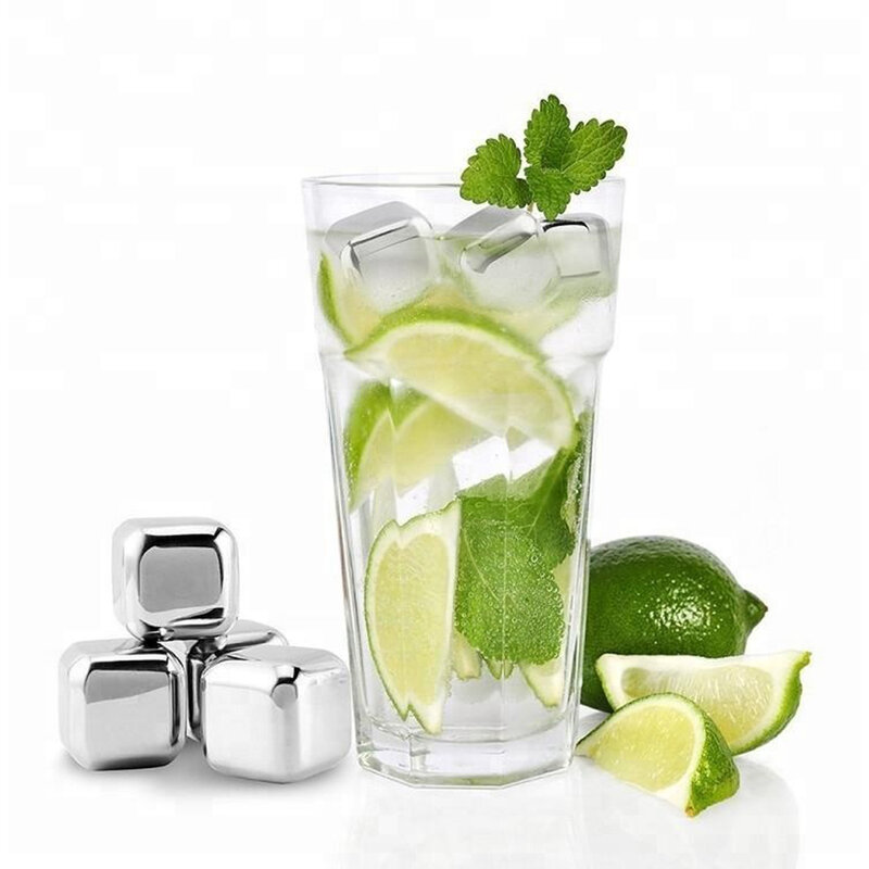 Cuburi de gheata reutilizabile din otel inoxidabil Techsuit