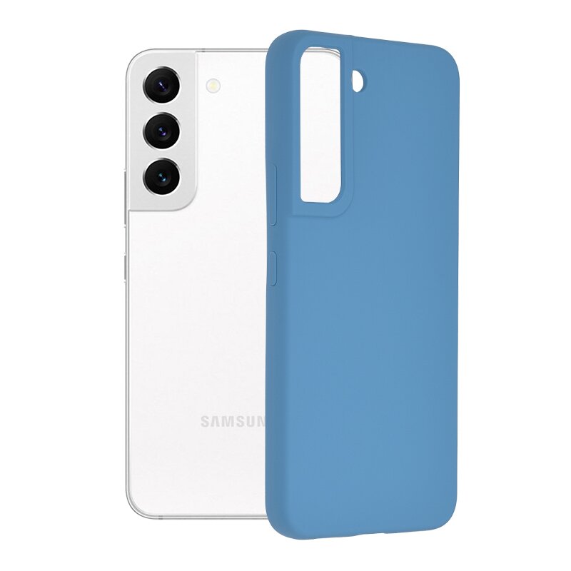 Husa Samsung Galaxy S22 5G Techsuit Soft Edge Silicone, albastru