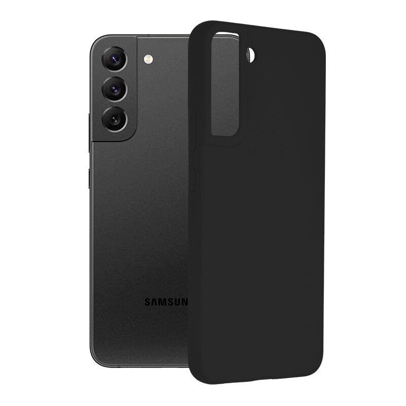 Husa Samsung Galaxy S22 Plus 5G Techsuit Soft Edge Silicone, negru