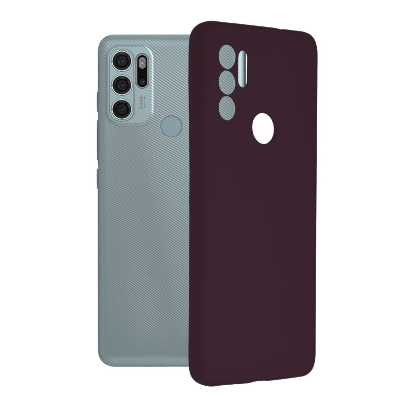 Husa Motorola Moto G60S Techsuit Soft Edge Silicone, violet