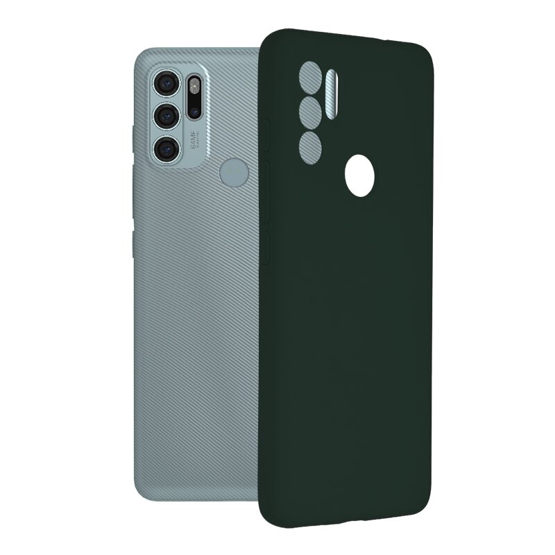 Husa Motorola Moto G60S Techsuit Soft Edge Silicone, verde