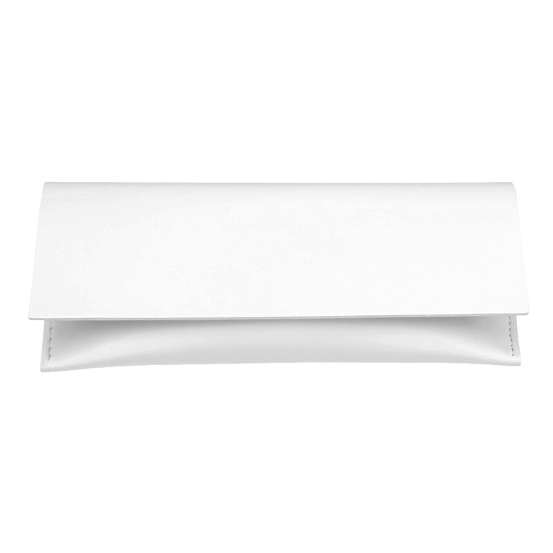 Toc ochelari piele ecologica, etui universal Techsuit, alb, TRGC-01