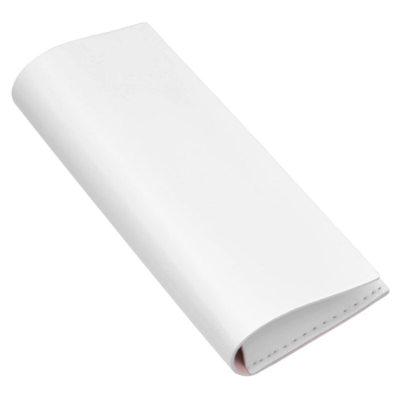 Toc ochelari piele ecologica, etui universal Techsuit, alb, TRGC-01