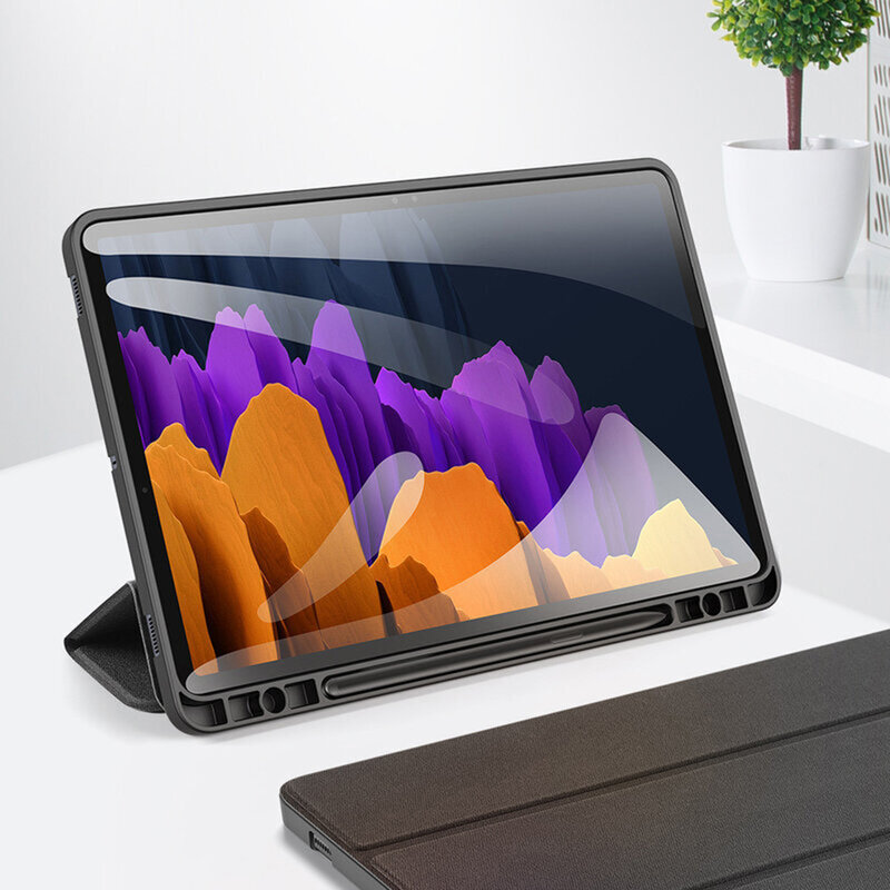 Husa Samsung Galaxy Tab S8 Dux Ducis Domo Cu Suport Stylus Pen - Negru