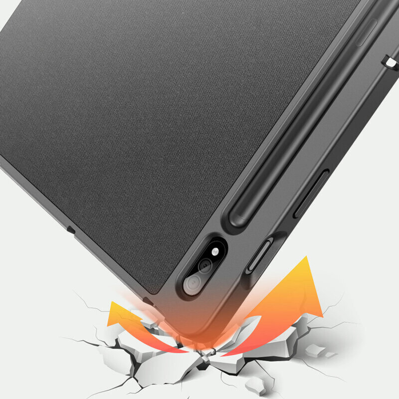 Husa Samsung Galaxy Tab S8 Dux Ducis Domo Cu Suport Stylus Pen - Negru