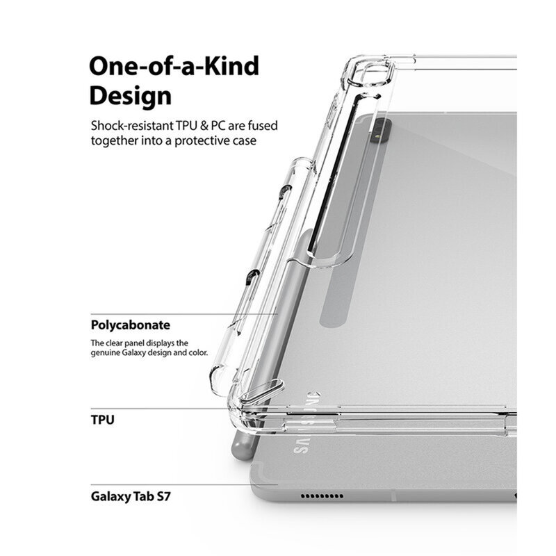 Husa Samsung Galaxy Tab S8 Ringke Fusion, clear