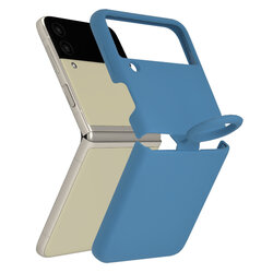 Husa Samsung Galaxy Z Flip3 5G Techsuit Soft Edge Silicone, albastru