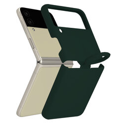 Husa Samsung Galaxy Z Flip3 5G Techsuit Soft Edge Silicone, verde