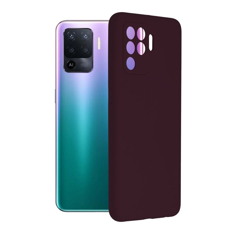 Husa Oppo A94 4G Techsuit Soft Edge Silicone, violet
