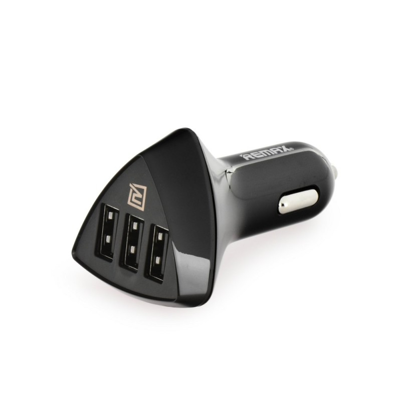 Incarcator Auto REMAX Aliens 3xUSB 4.2A - Negru