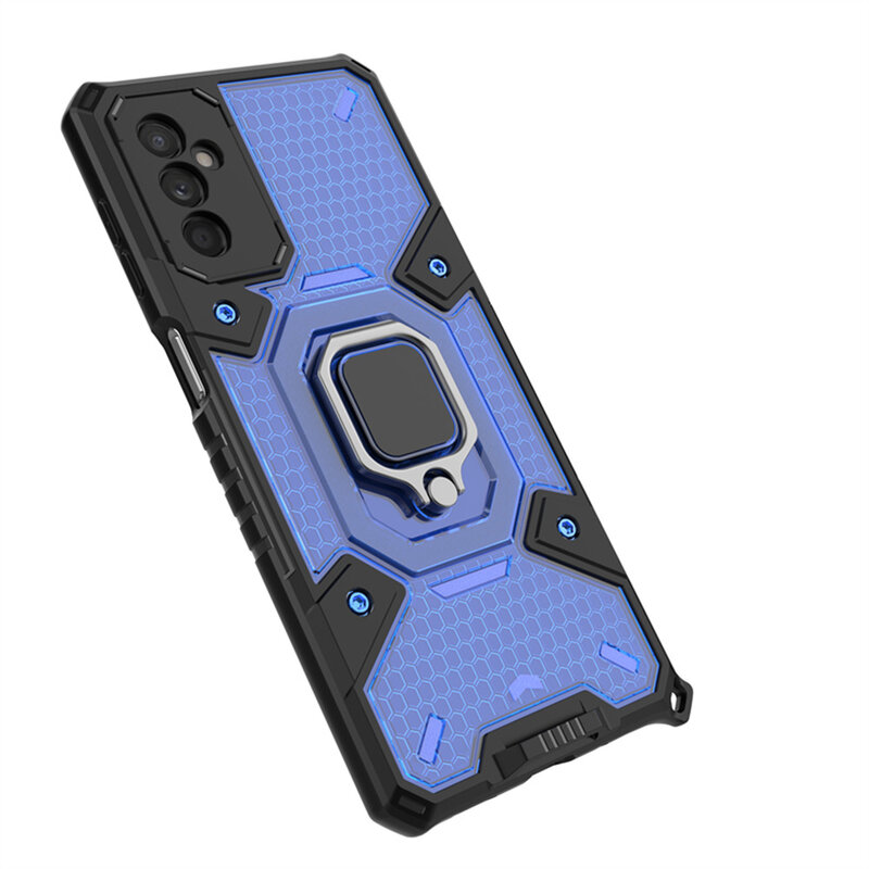 Husa antisoc Samsung Galaxy M52 5G Techsuit Honeycomb, albastru