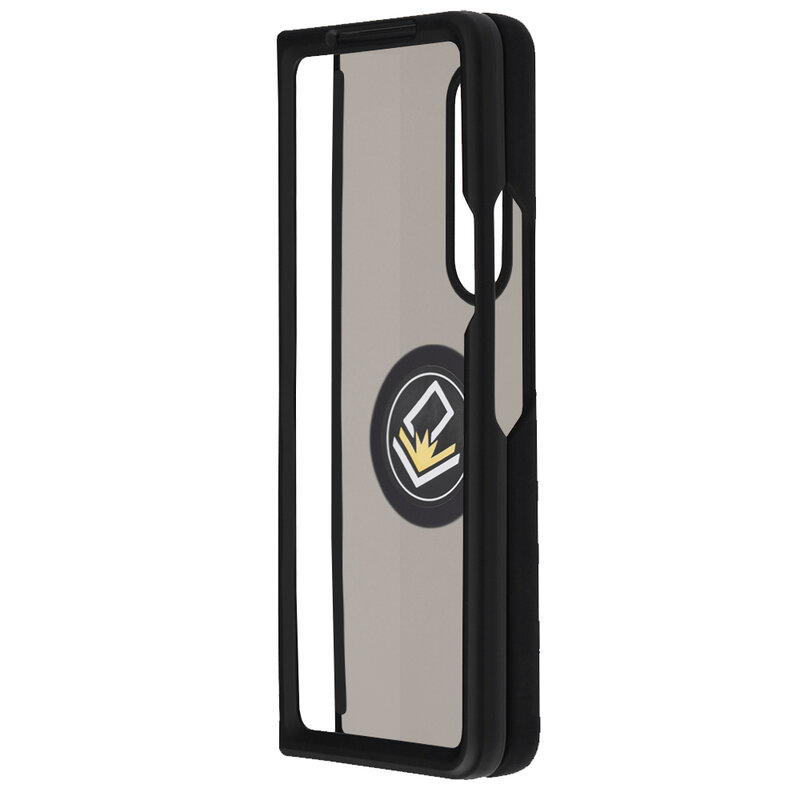 Husa Samsung Galaxy Z Fold3 5G Techsuit Glinth cu inel suport stand magnetic, negru