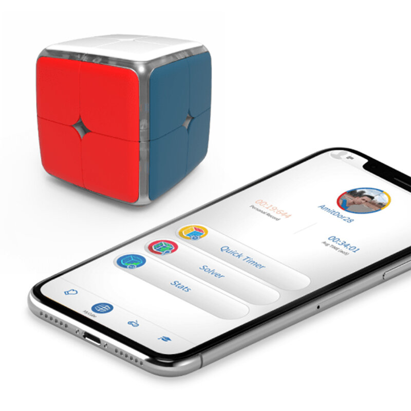 Cub rubik 2x2 smart solver pentru incepatori GoCube