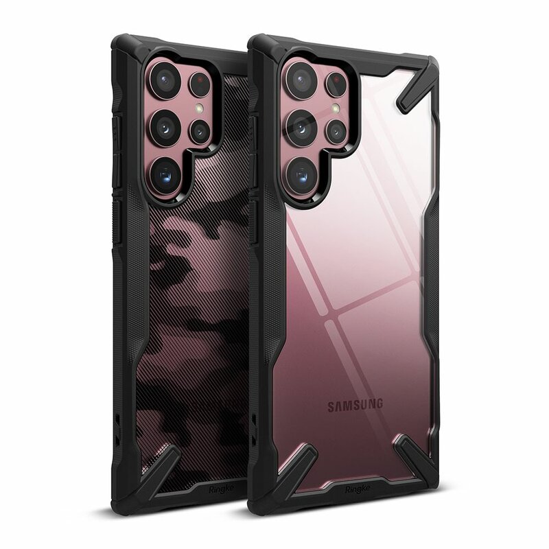Husa Samsung Galaxy S22 Ultra 5G Ringke Fusion X - Black