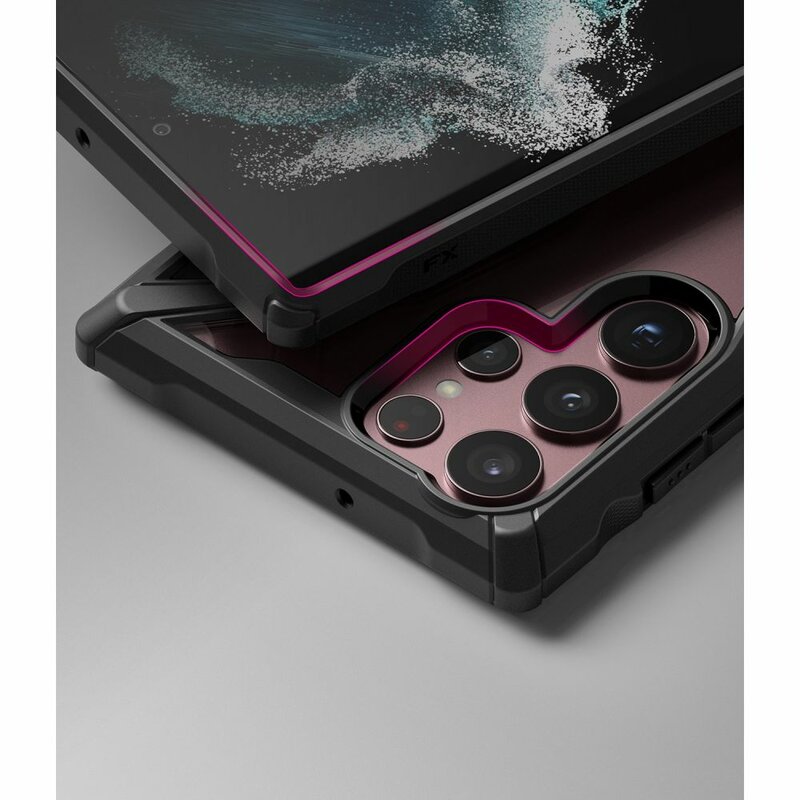 Husa Samsung Galaxy S22 Ultra 5G Ringke Fusion X - Black
