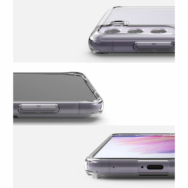 Husa Samsung Galaxy S21 FE 5G Ringke Fusion, transparenta
