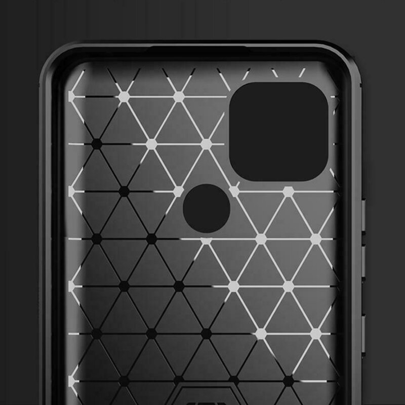 Husa Realme C21Y Techsuit Carbon Silicone, negru