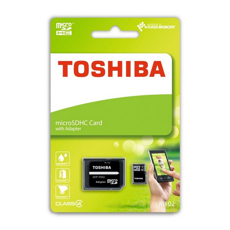Card de memorie MicroSDHC 8 GB Toshiba + Adaptor SD