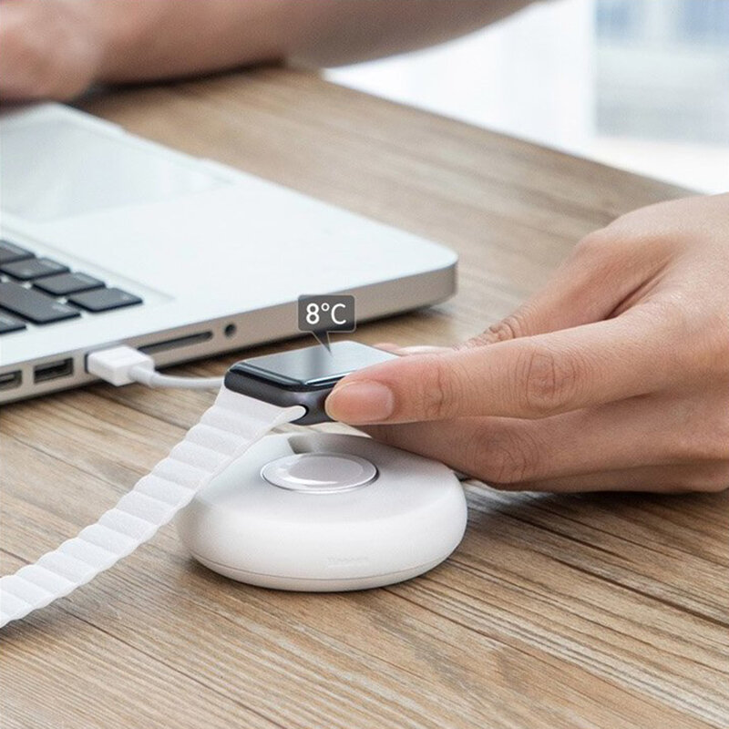 Incarcator wireless Apple Watch Baseus, alb, WXYYQIW03-01