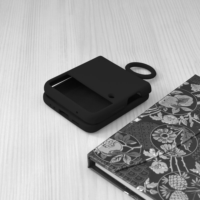 Husa Samsung Galaxy Z Flip3 5G Techsuit Soft Edge Silicone, negru