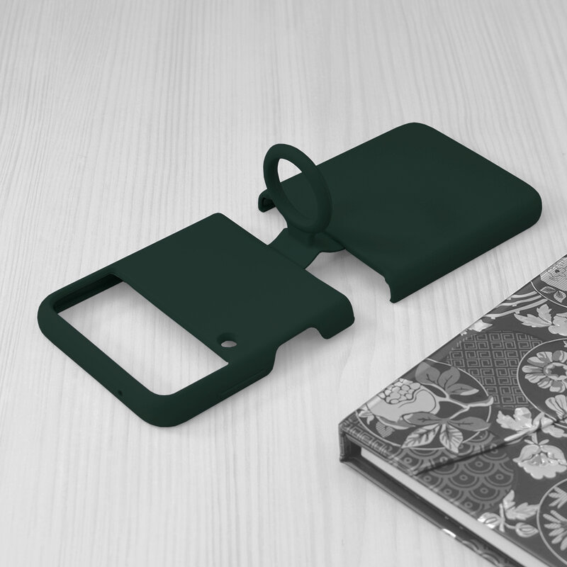 Husa Samsung Galaxy Z Flip3 5G Techsuit Soft Edge Silicone, verde