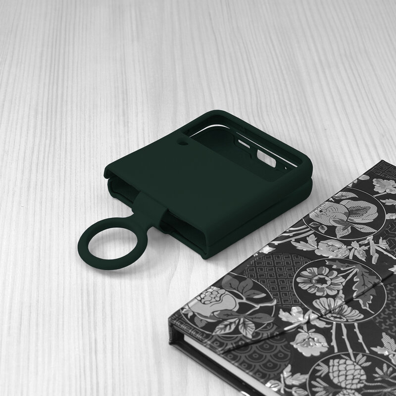 Husa Samsung Galaxy Z Flip3 5G Techsuit Soft Edge Silicone, verde