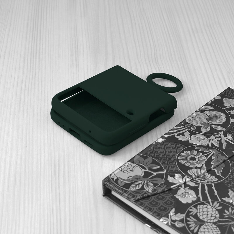 Husa Samsung Galaxy Z Flip3 5G Techsuit Soft Edge Silicone, verde