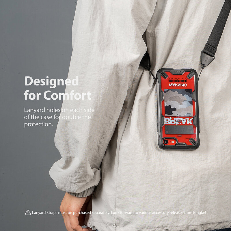 Husa iPhone 7 Ringke Fusion X Design, Camo Break