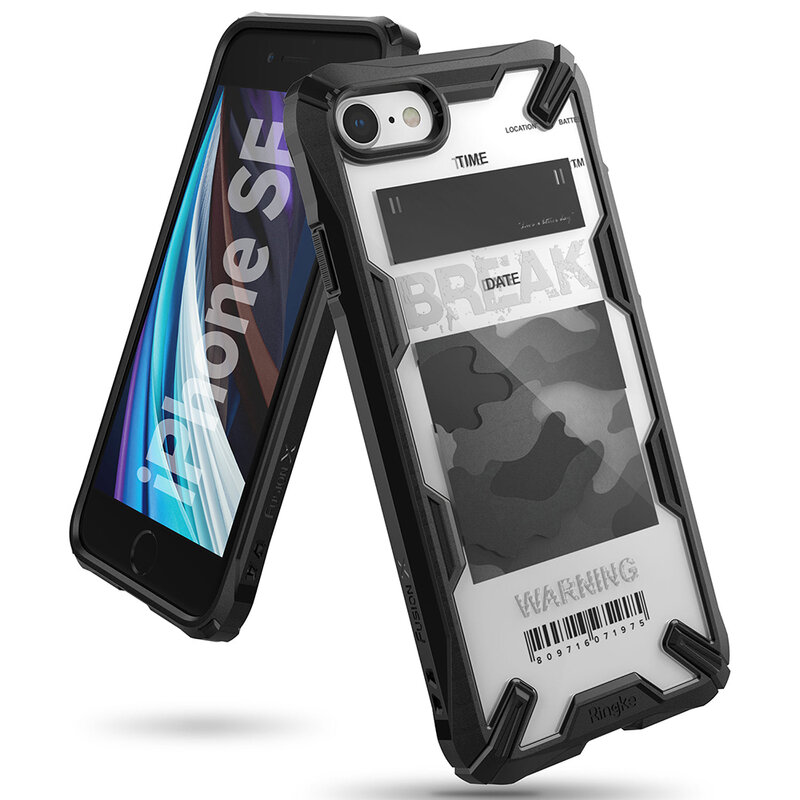 Husa iPhone SE 2, SE 2020 Ringke Fusion X Design, Camo Break