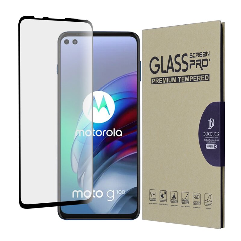 Folie Sticla Motorola Moto G100 Dux Ducis Tempered Glass - Negru