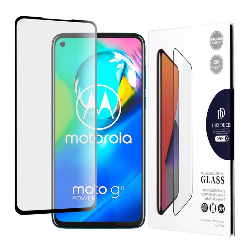 Folie Sticla Motorola Moto G8 Power Dux Ducis Tempered Glass - Negru