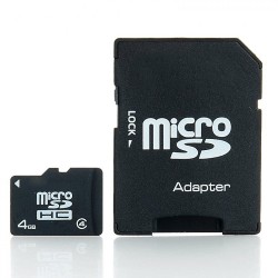 Card de memorie Imro Micro SDHC 4 GB Class 10 + Adaptor SD