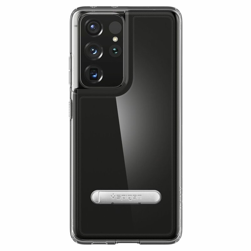 Husa Samsung Galaxy S21 Ultra 5G Spigen Ultra Hybrid S, transparenta 