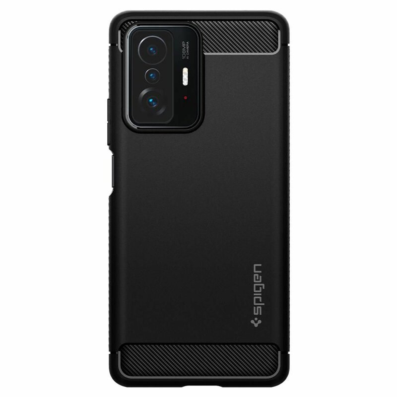 Husa Xiaomi 11T Spigen Rugged Armor, negru