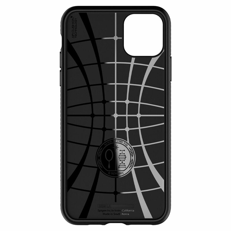 Husa iPhone 11 Pro Max Spigen Liquid Air, negru mat
