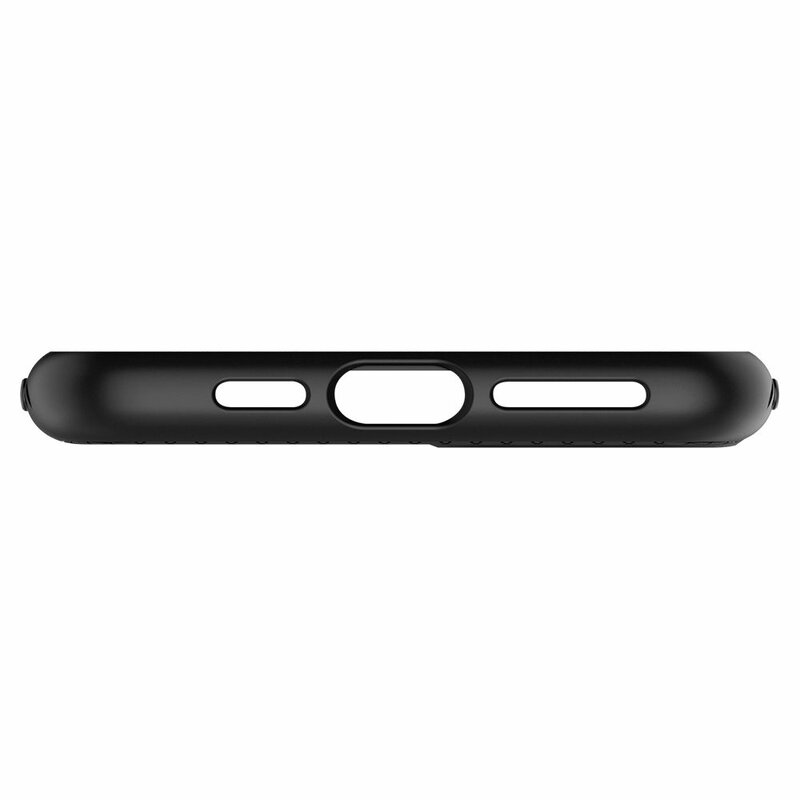 Husa iPhone 11 Pro Max Spigen Liquid Air, negru mat