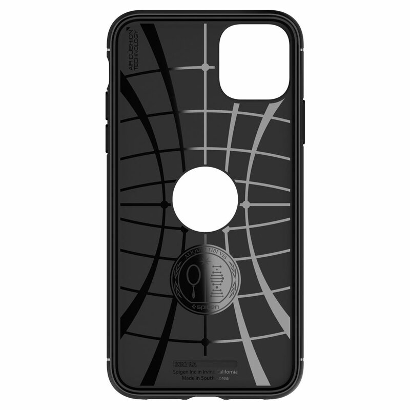 Husa iPhone 11 Spigen Rugged Armor, negru