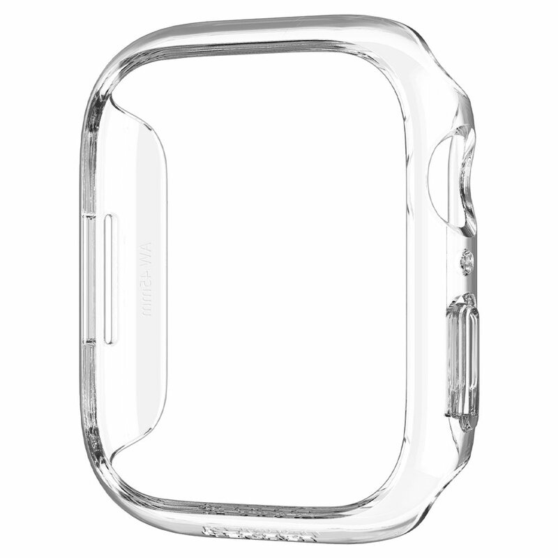 Husa Apple Watch 7 45mm Spigen Thin Fit - Crystal Clear