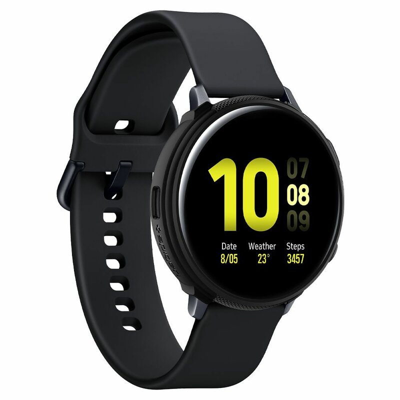 Husa Samsung Galaxy Watch Active 2 44mm Spigen Liquid Air, negru