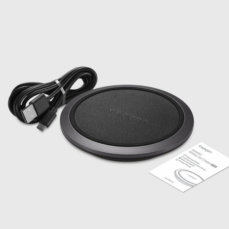 Incarcator wireless Fast Charging Spigen F308W, negru