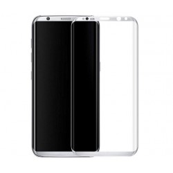 Sticla Flexibila X-ONE Ecran Curbat Samsung Galaxy S8 FullCover - Alb