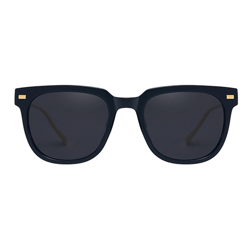 Ochelari de soare cu protectie UV unisex Techsuit, negru lucios, MM95837