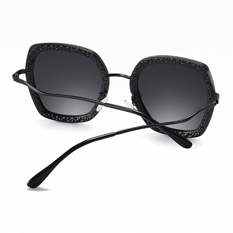 Ochelari hexagonali de soare dama polarizati Techsuit, WD2207-T1-1