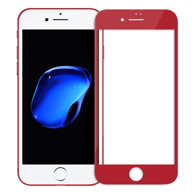 Folie Protectie iPhone 7 Plus Nillkin 3D AP Pro - Rosu