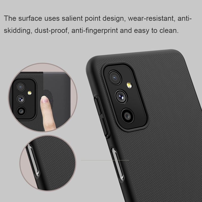 Husa Samsung Galaxy M52 5G Nillkin Super Frosted Shield, negru